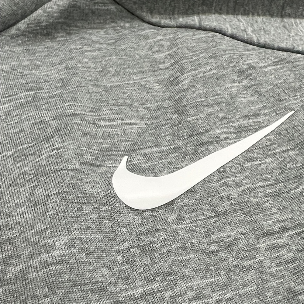 Nike Gray Long Sleeve Men's Tee - Picture 2 of 6